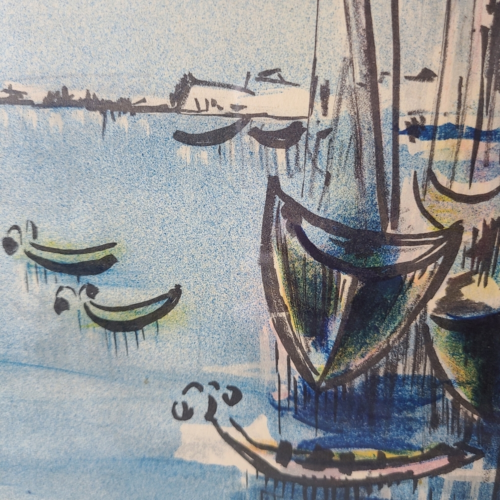 Joseph Kossonogi "Jaffa II" Signed Numbered Lithograph Print - Picture 6 of 11